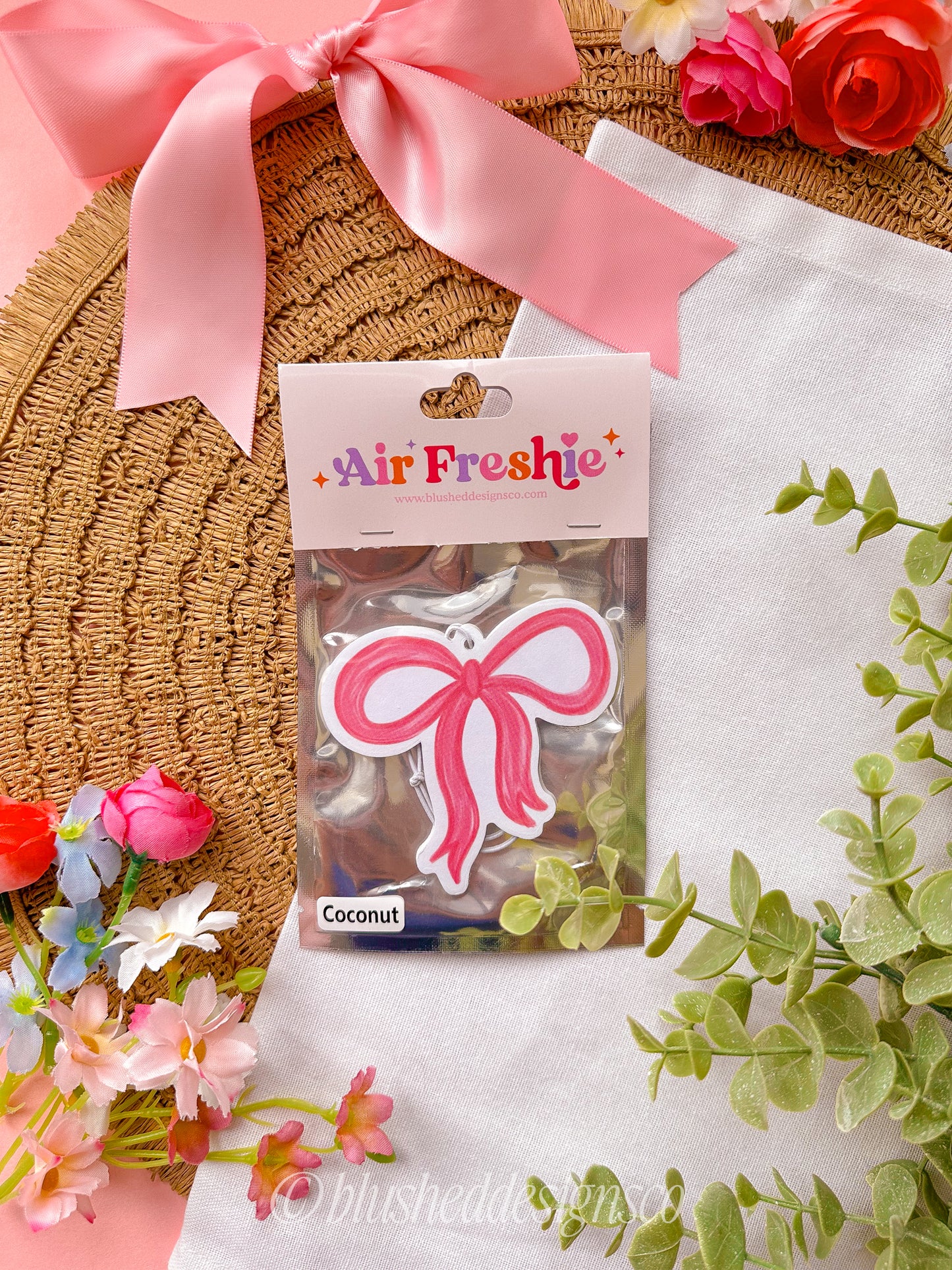 Bow Air Freshener (Coconut Scent)