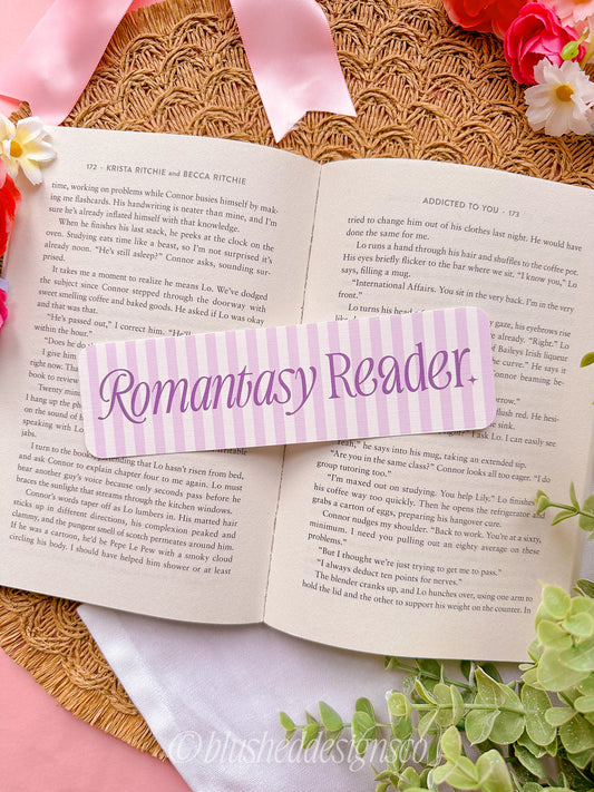 Romantasy Reader Linen Bookmark