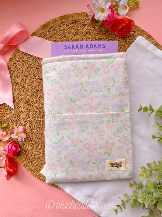 Vintage Floral & Bows Book Sleeve