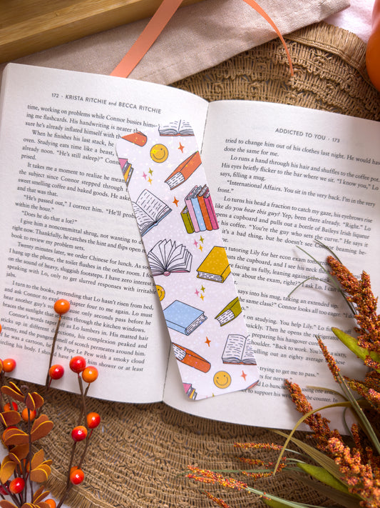 Bookish Galore Glitter Bookmark