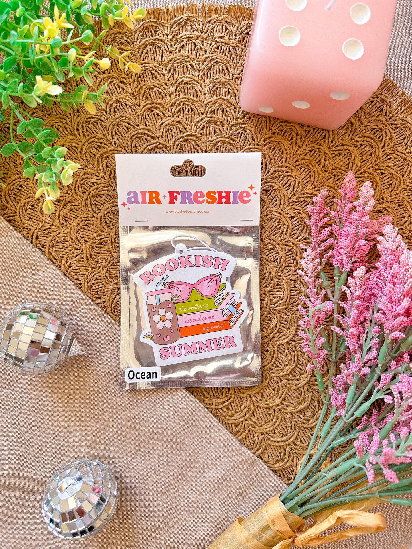 Bookish Summer Air Freshener (Ocean Scent)