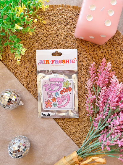 Today is a Good Day Sticky Note Air Freshener (Peach Scent)