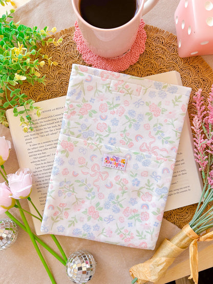 Vintage Floral & Bows Book Sleeve