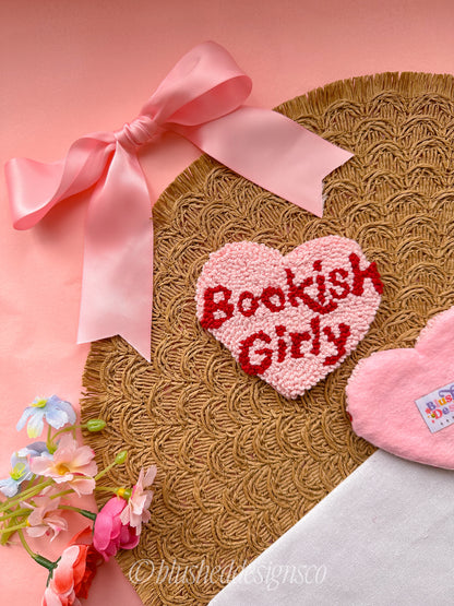 Bookish Girly Mug Rug