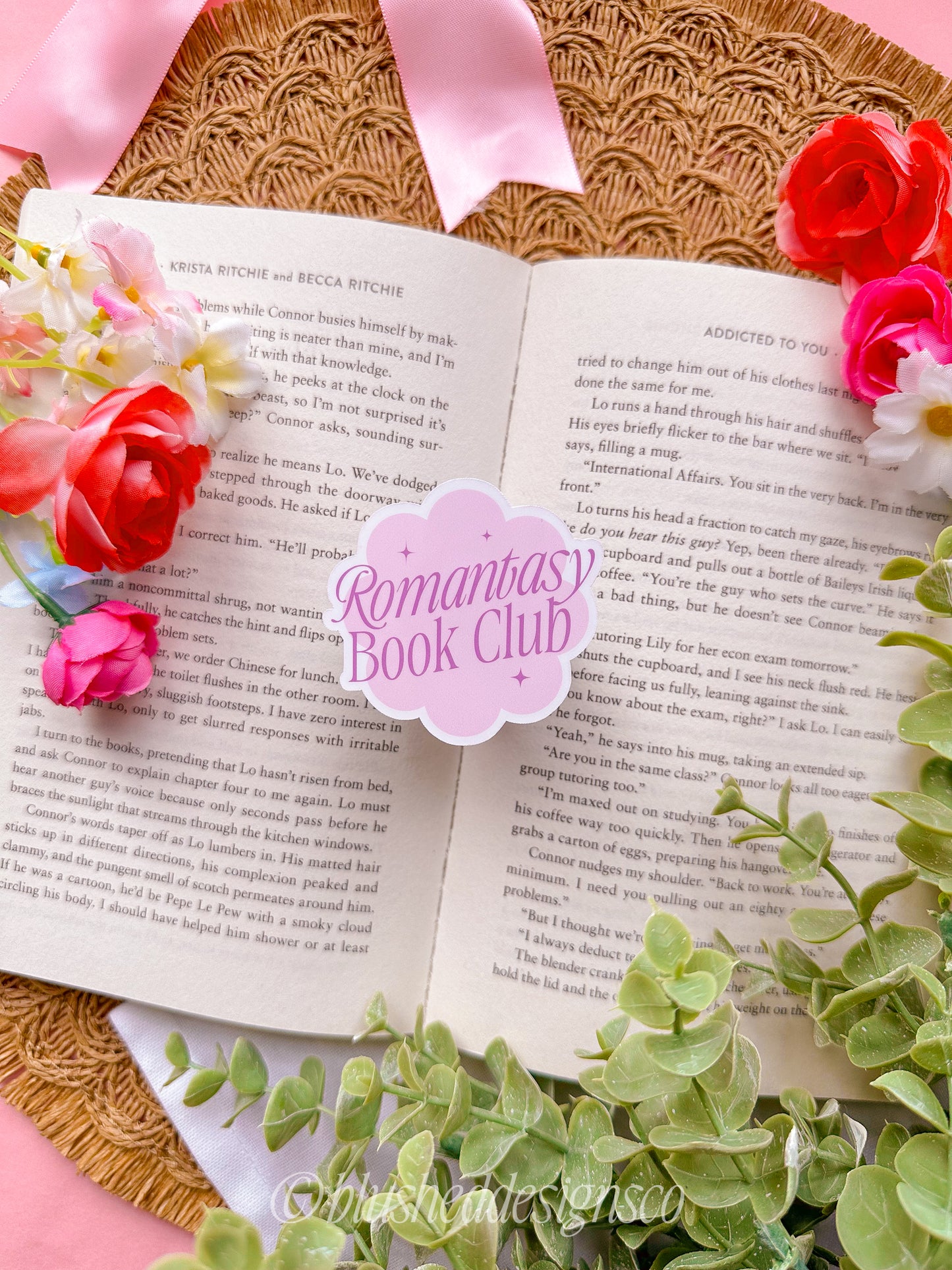 Romantasy Book Club Vinyl Sticker